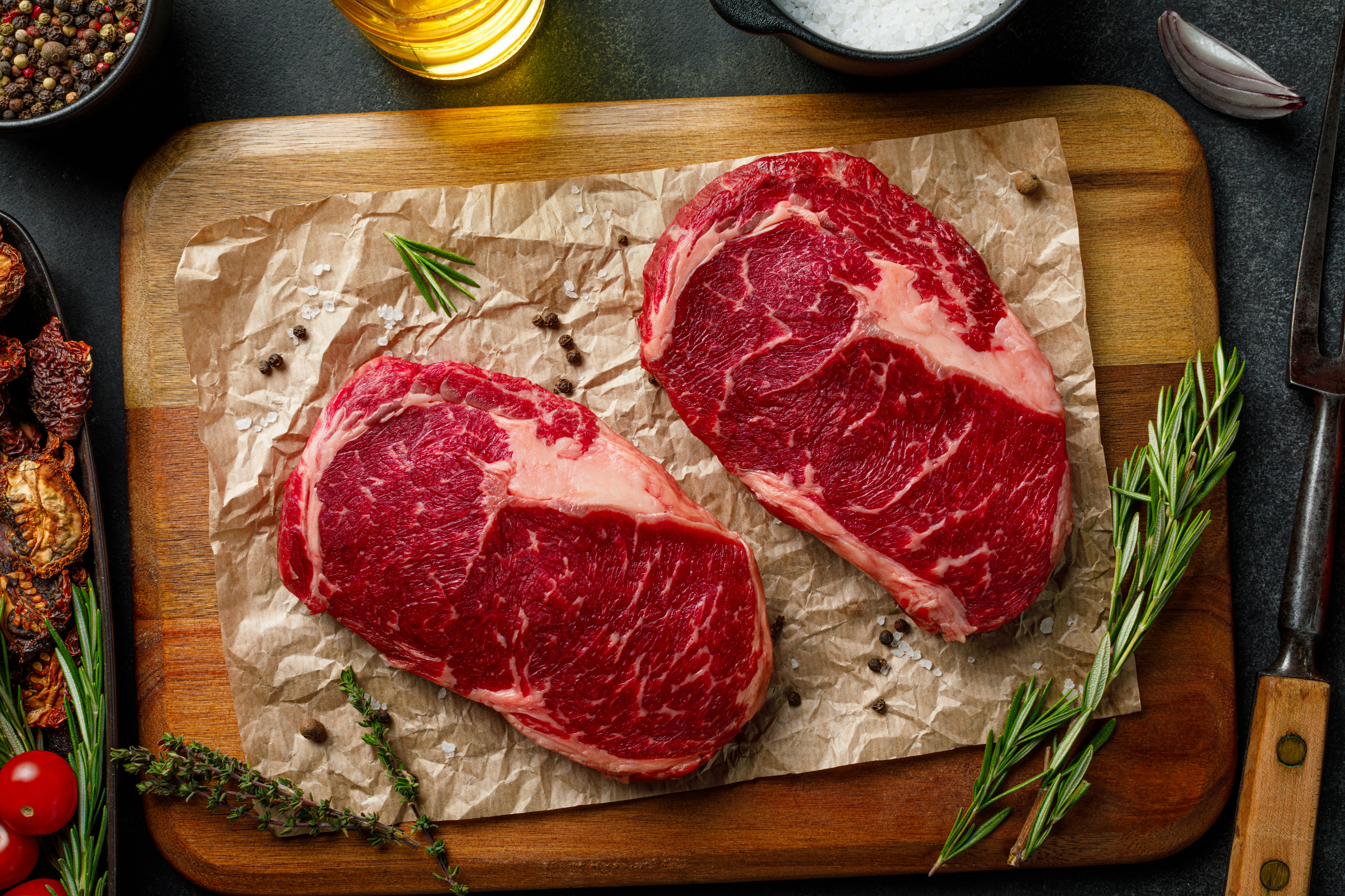 Grass-Fed Beef Steaks